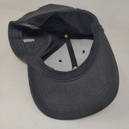 Volcom Men's Fitted Hat Black Size L/XL Embroidered Logo Cotton Blend