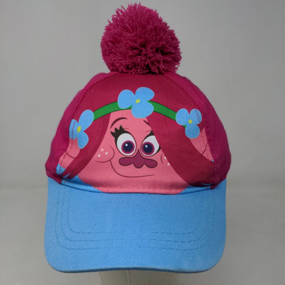 Dreamworks Trolls Girl's Strapback Hat Multicolor OSFM Poppy 2019 Pom Pom