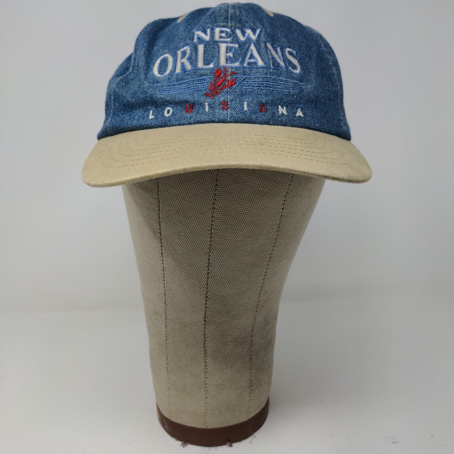 Sun Products Boys New Orleans Louisiana Snapback Hat Blue Denim Size Youth