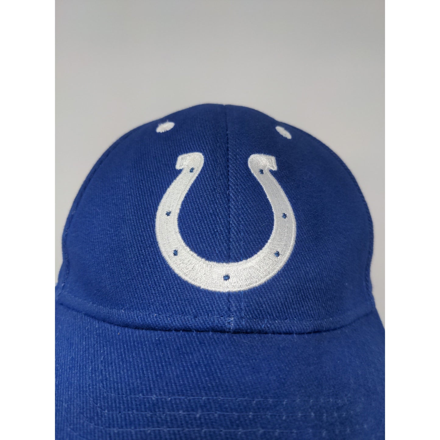 NFL Indianapolis Colts Strapback Hat OSFA Blue Embroidered Horseshoe Logo