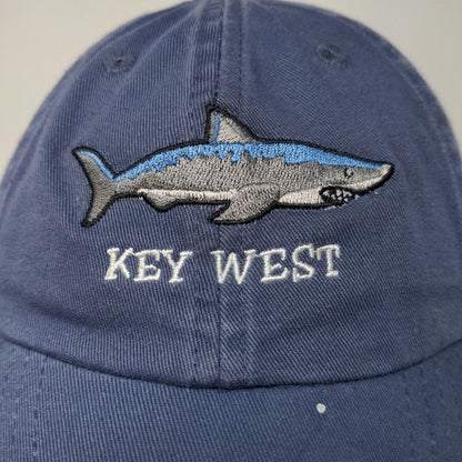 Royal Resortwear Men's Strapback Hat Blue Key West Embroidered Logo