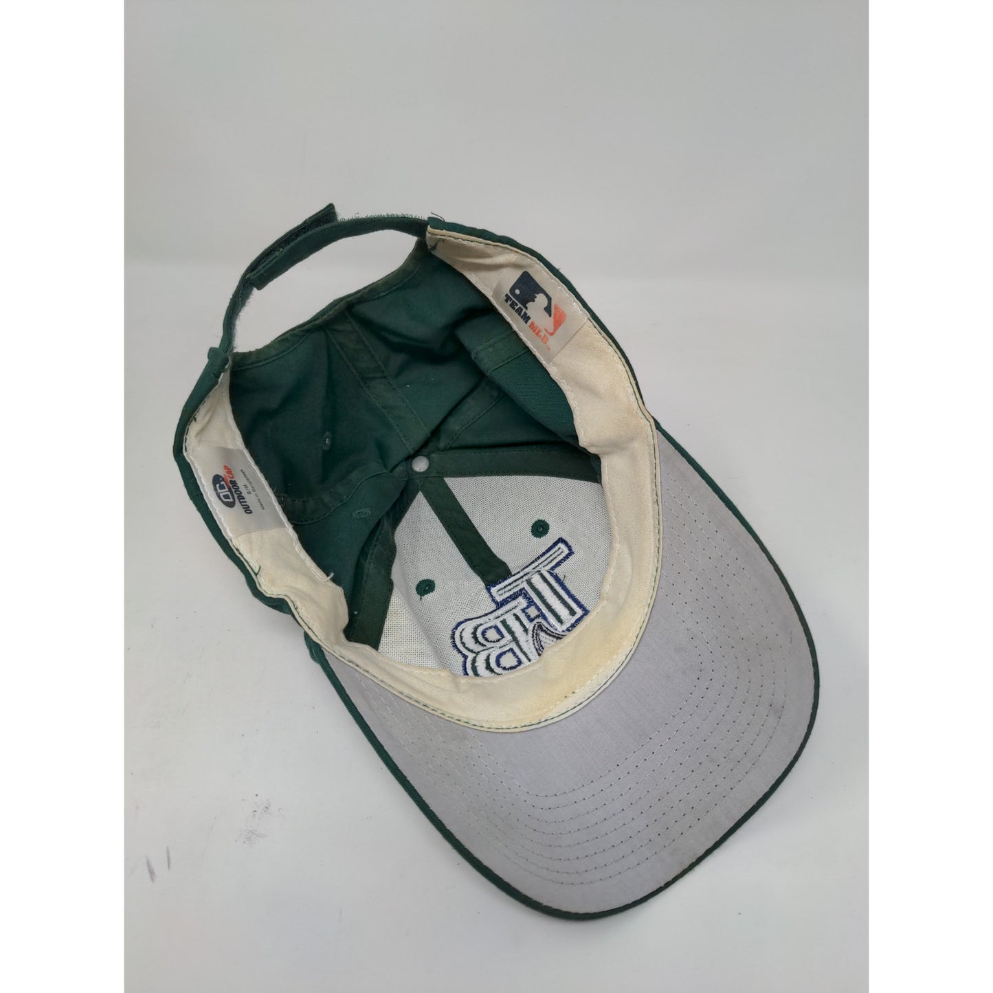 Team MLB Tampa Bay Rays Strapback Hat Outdoor Cap Size S/M Green Embroidered