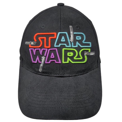 Disney Parks Men's Star Wars Strapback Hat Black Size Adult 57-62 CM Embroidere