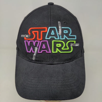 Disney Parks Men's Star Wars Strapback Hat Black Size Adult 57-62 CM Embroidere