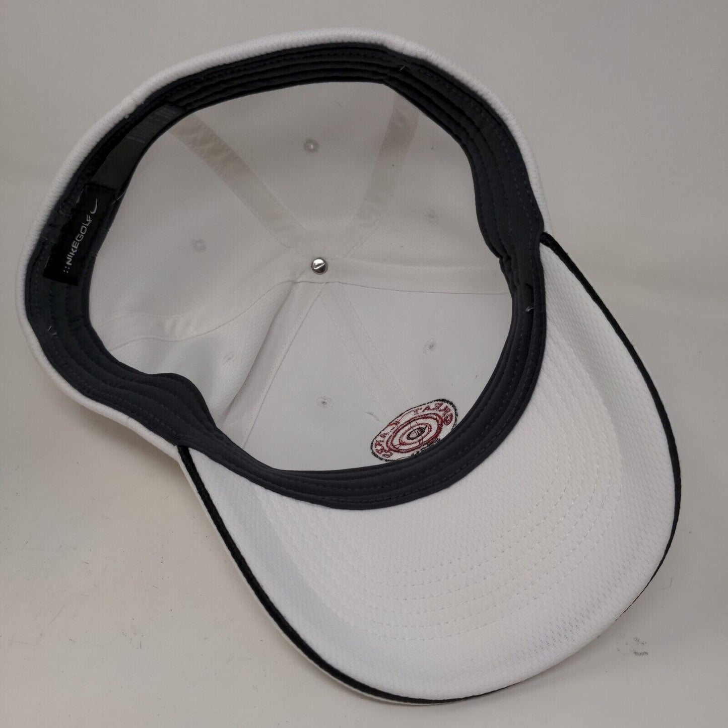 Nike Gold Men's Fitted Hat White Size L-XL Embroidered Great Lakes 1890 Logo