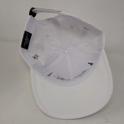 Cap America Men's Strapback Hat White Adjustable Athletics Sports Group Logo