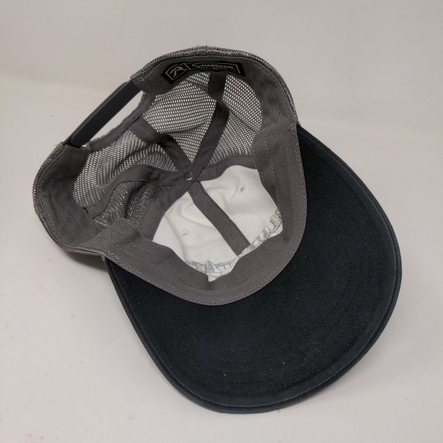 Blue Star Redi Mix Richardson Style 111 Gray White Hat Snapback Size MD / LG