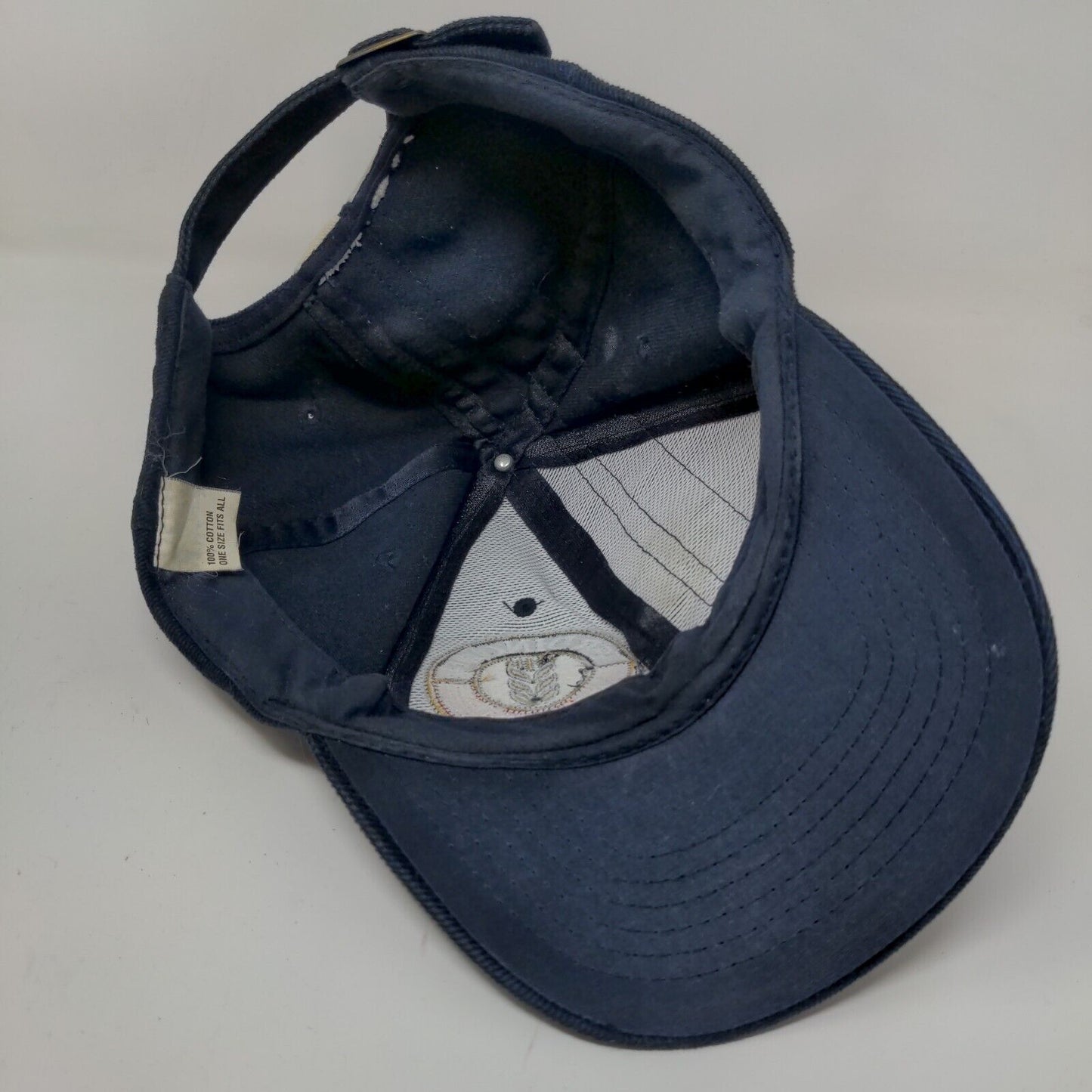 Erdinger Weissbrau Men's Slideback Hat Blue OSFA Embroidered Logo Striped