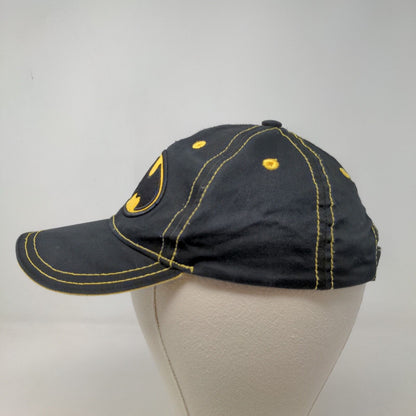 Batman Boy's Strapback Hat Black Adjustable Embroidered Bat Logo