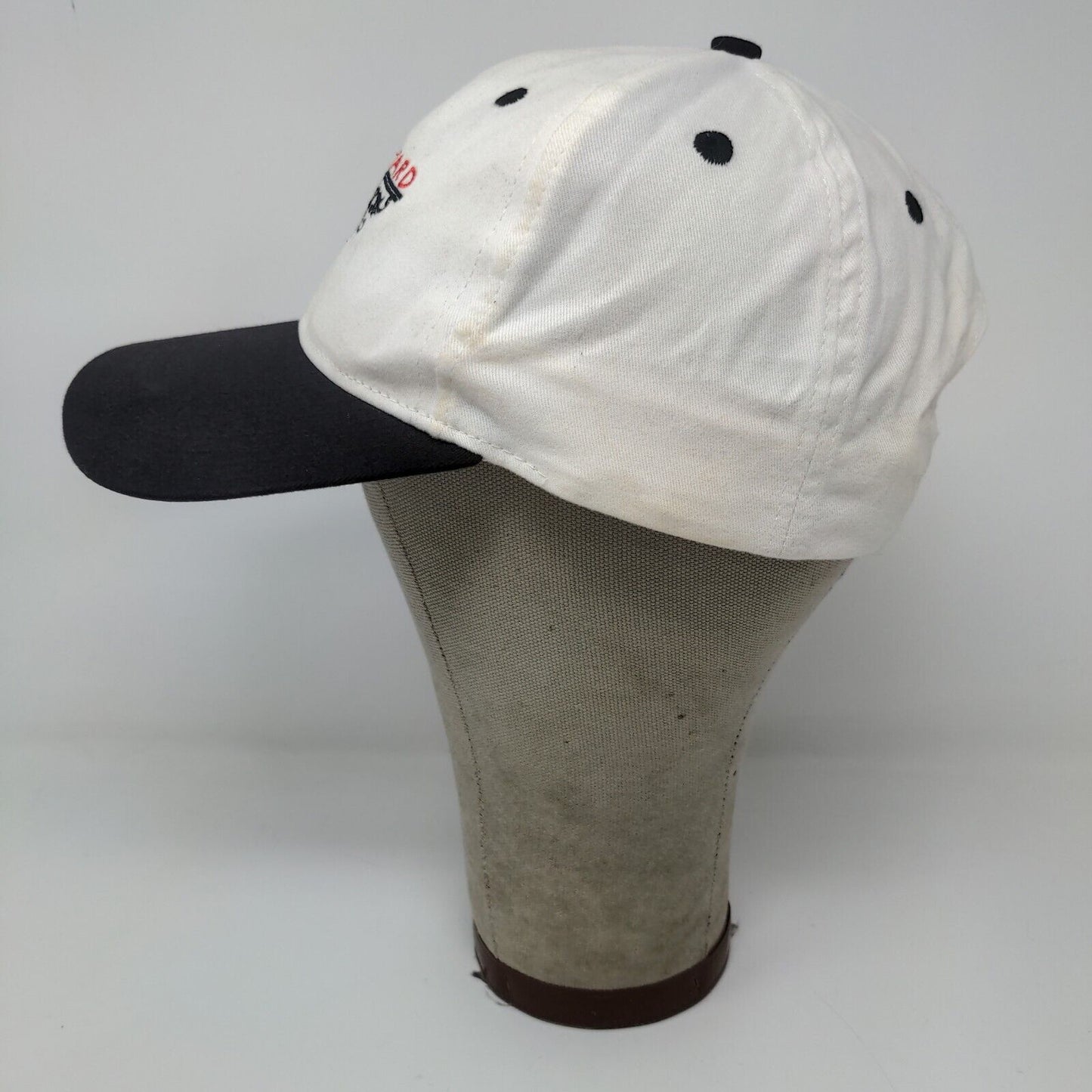 Gear for Sports Windward Snapback Hat Black White Adjustable Embroidered Logo