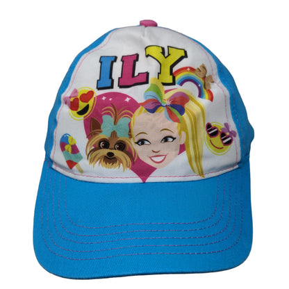 Nickelodeon Girl's JoJo Siwa Strapback Hat Multicolor OSFM Graphic Logo Dog 2020