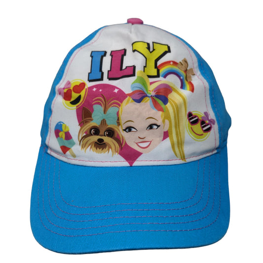 Nickelodeon Girl's JoJo Siwa Strapback Hat Multicolor OSFM Graphic Logo Dog 2020