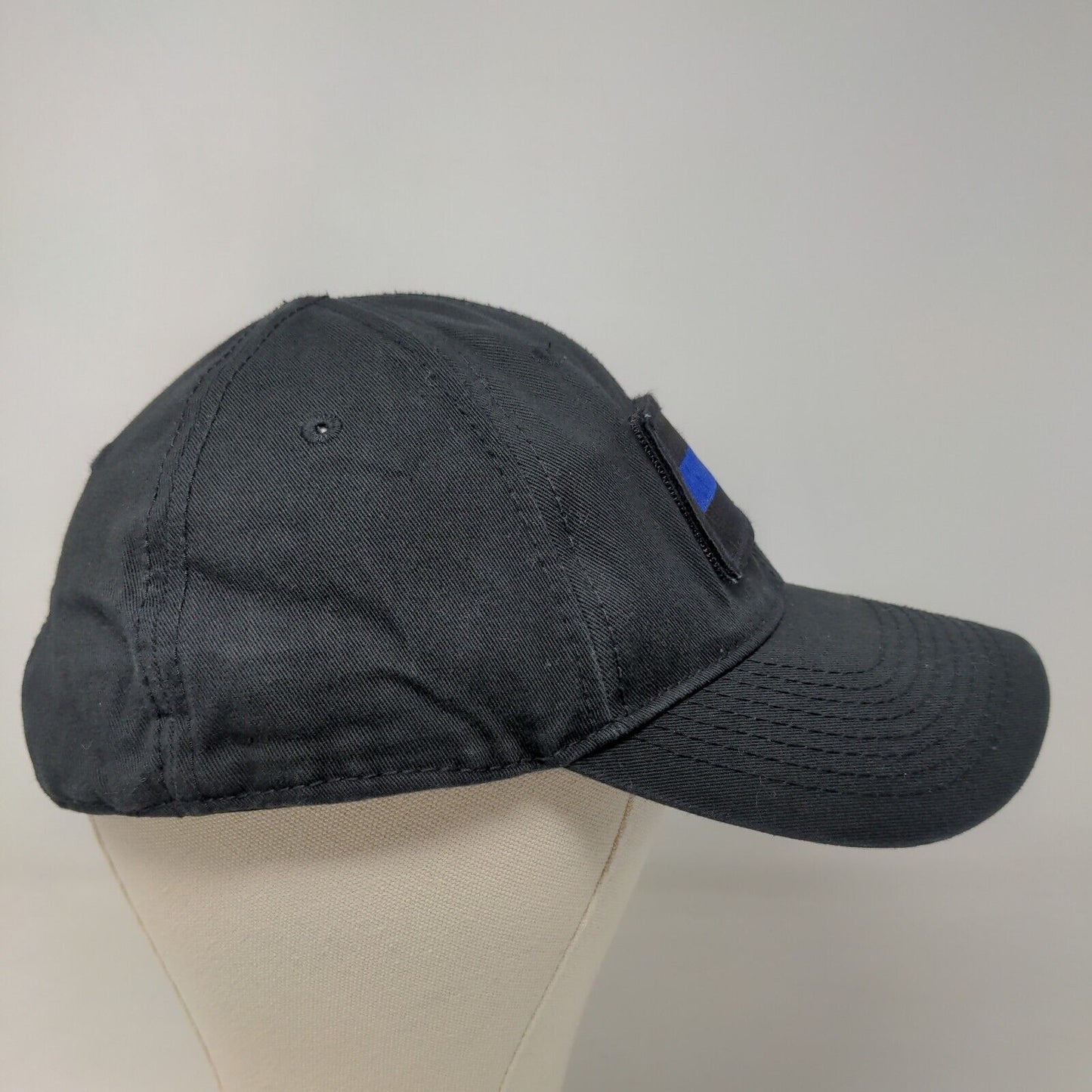 Glock Men's Strapback Hat Black Adjustable Patch Thin Blue Line Logo Police