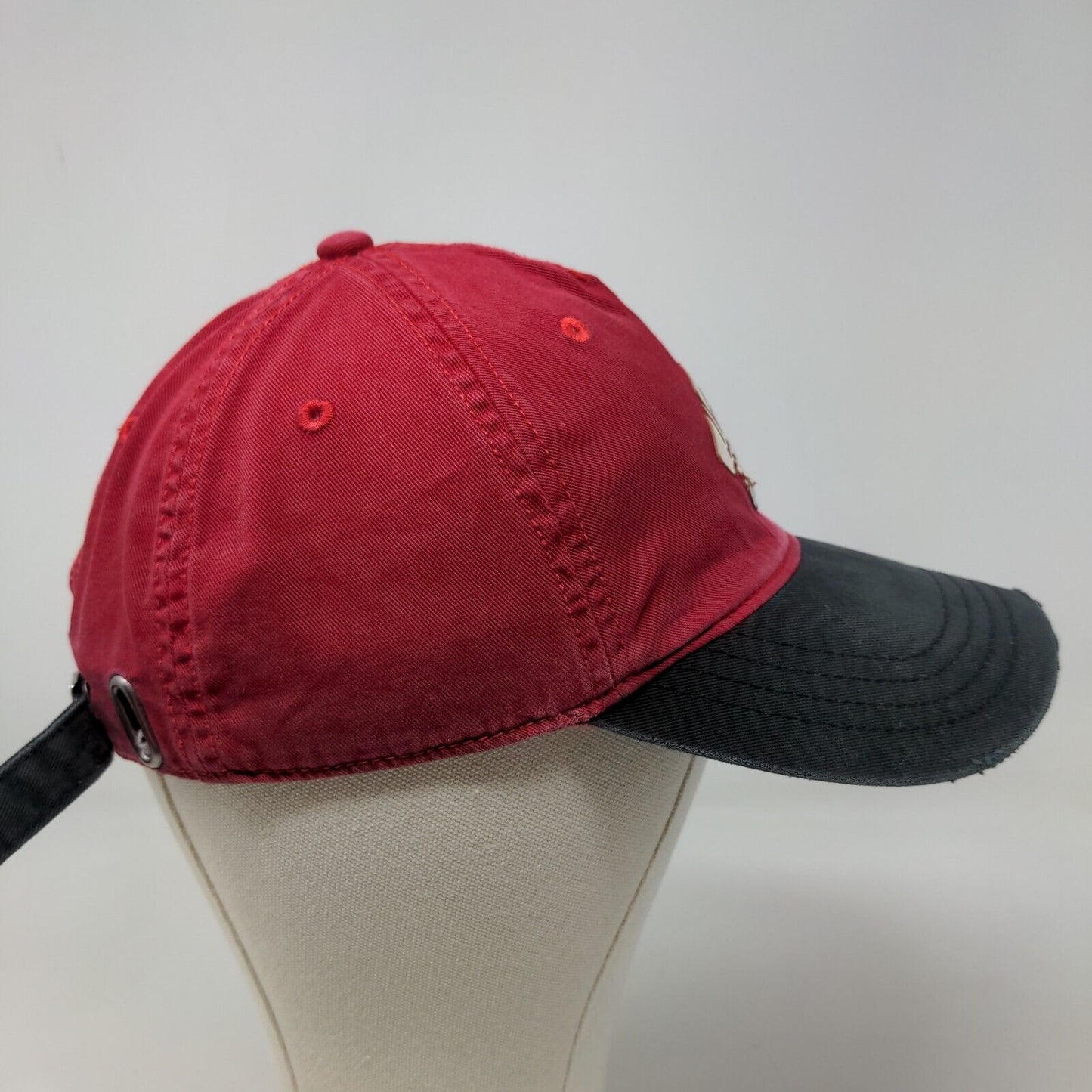 Nautica Men's Slideback Hat Red Size OS Graphic Logo 100% Cotton