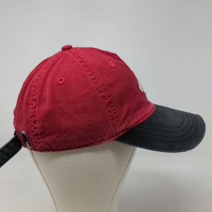 Nautica Men's Slideback Hat Red Size OS Graphic Logo 100% Cotton