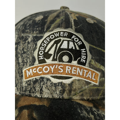 Rare SAMPLE McCoys Rental Centers Camo Hat Strapback - Not For Retail Sale