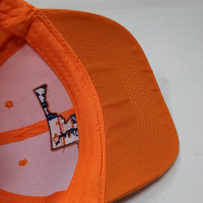 Unbranded Men's Snapback Hat Orange Adjustable Executive Beach Logo Embroidered