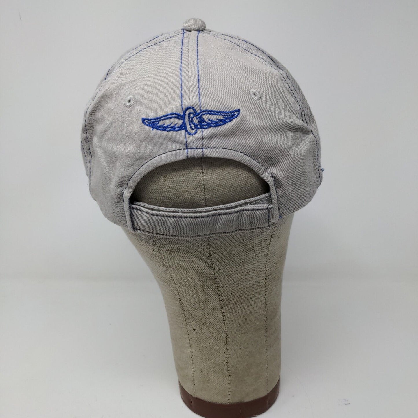 Allstate 400 At the Brickyard Strapback Hat Gray Adjustable 2006 Embroidered