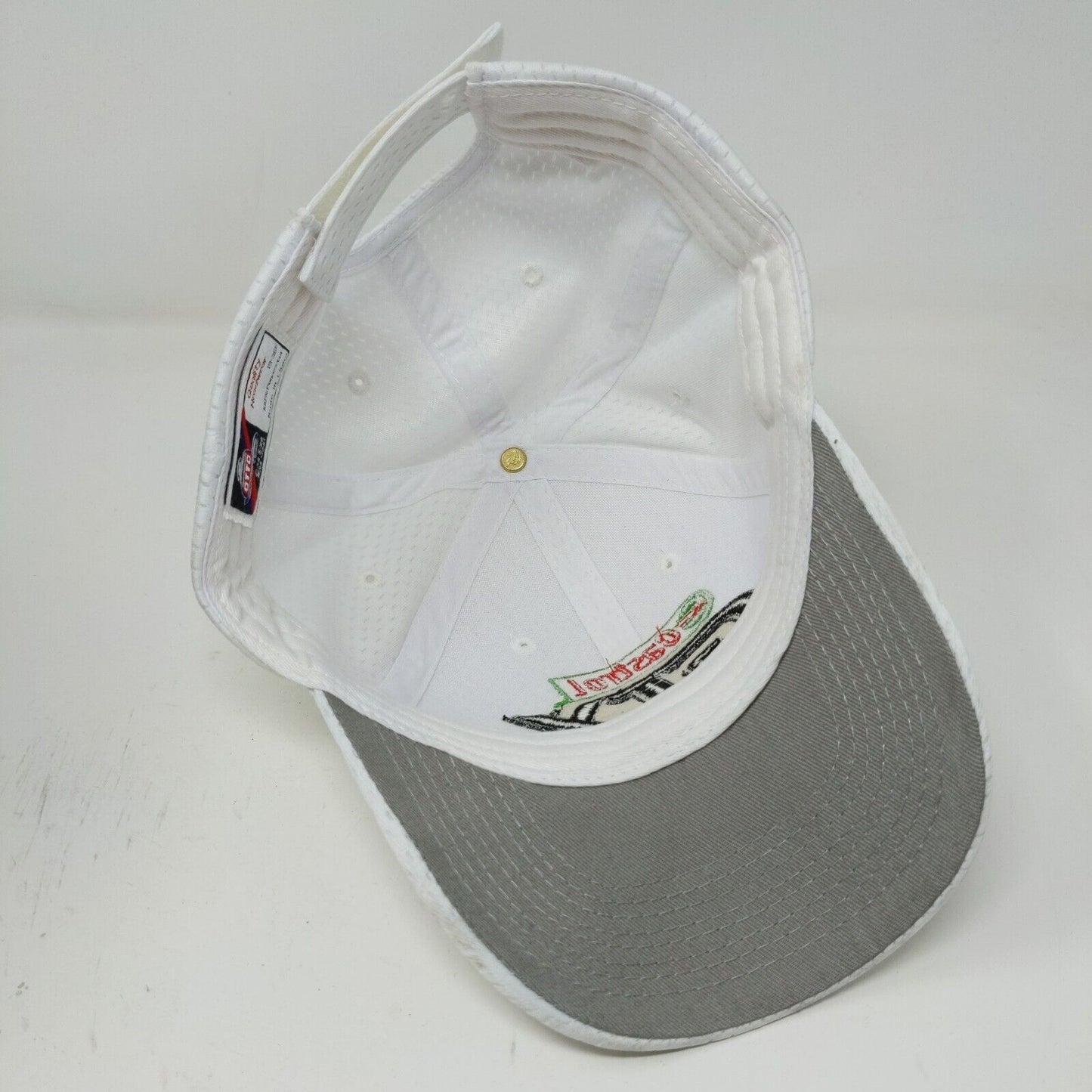 Castrol GTX Mens Strapback Hat White OSFM Embroidered Logo Adjustable