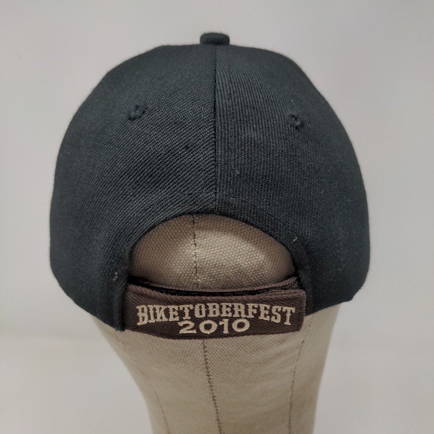 Capsmith Men's Biketoberfest 2010 Strapback Hat Black OSFA Embroidered Logo