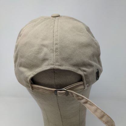 Jones & Mitchell Men's Slideback Martin University Hat Tan Vintage 2000 Y2K