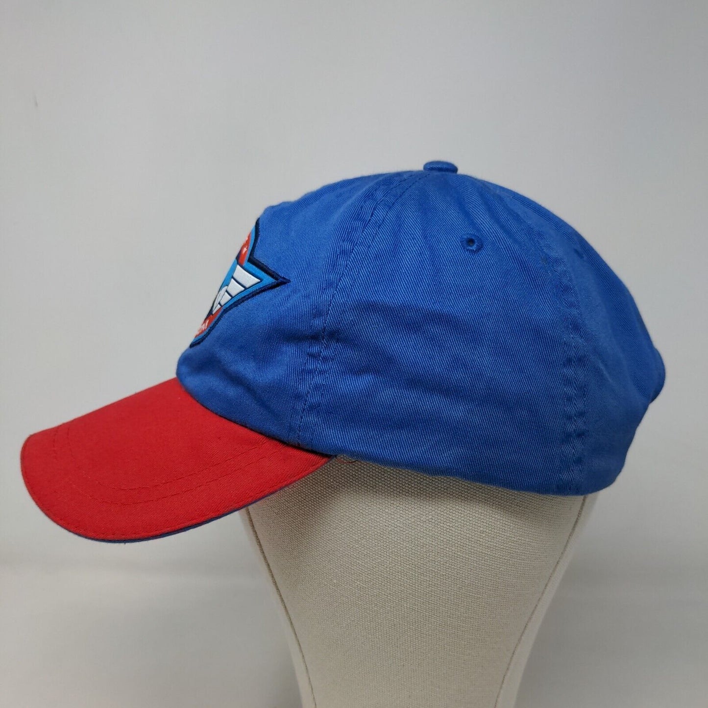 Marvel Men's Slideback Hat Blue Red Adjustable Embroidered Captain America Logo