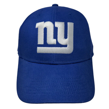 NFL Team Apparel Men's Strapback Hat Blue Size OSFA Embroidered New York Giants