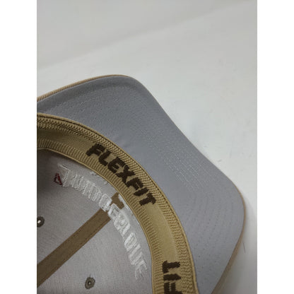 Flexfit Bridgestone Junior Golf Tour Lids Hat Size S-M Brown Tan
