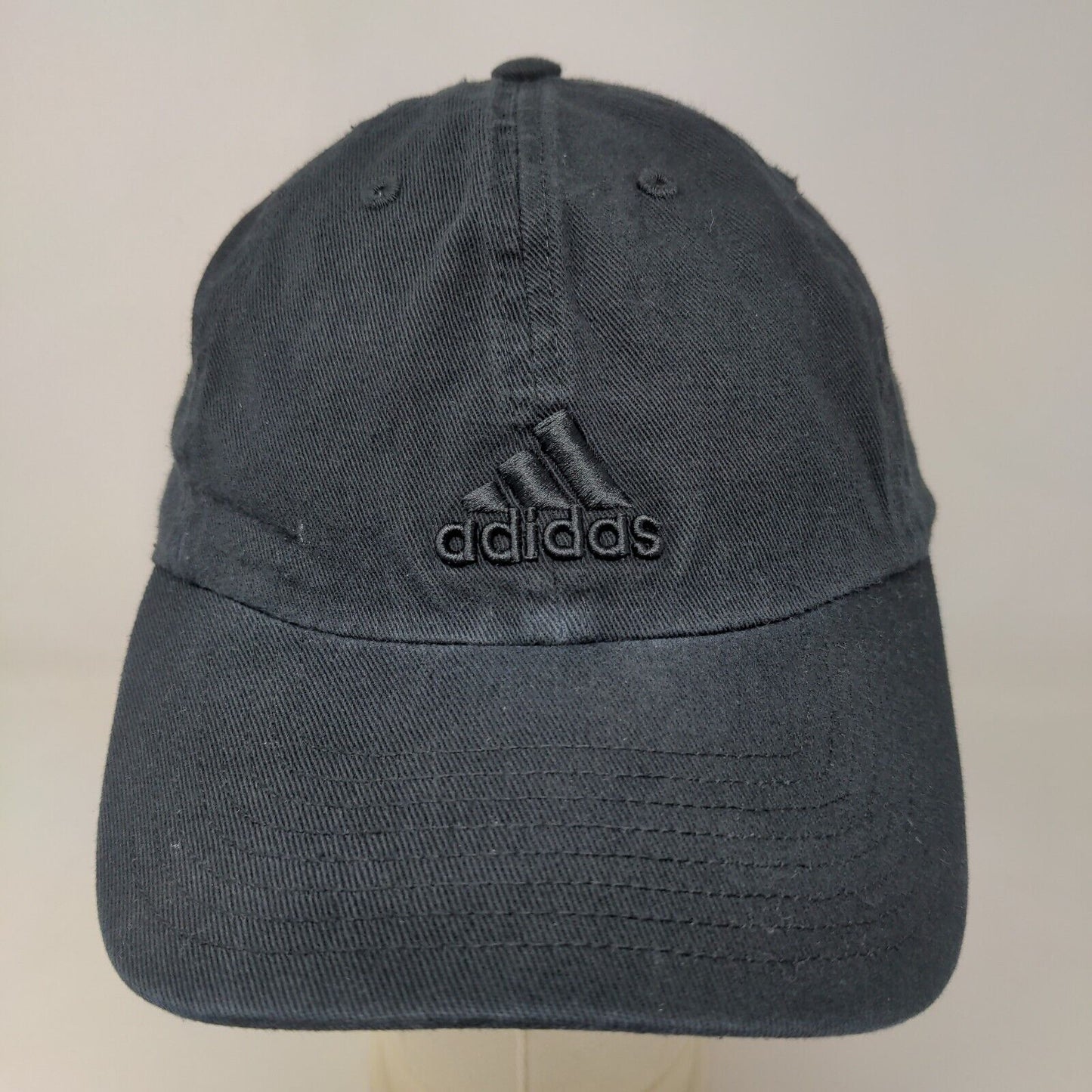 Adidas Climalite Men's Slideback Hat Embroidered Blackout Logo