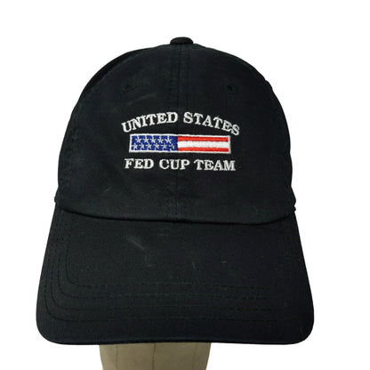 American Needle Men's USA Vs Netherlands Strapback Hat Black Adjustable