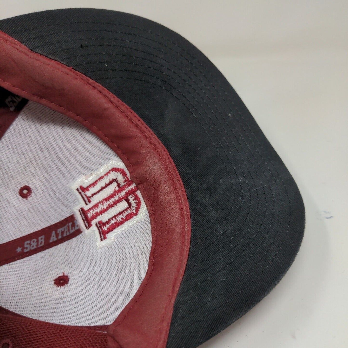 Steve & Barry's IU Indiana Hoosiers Strapback Hat Red 7 1/8 Embroidered Logo