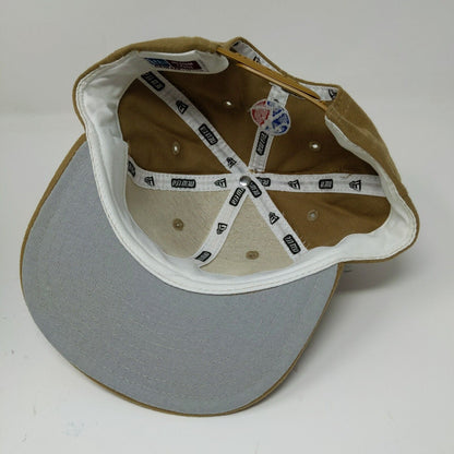 New Era Brown 2002 Little League Central Regional Baseball Hat Cap SZ M / L USA