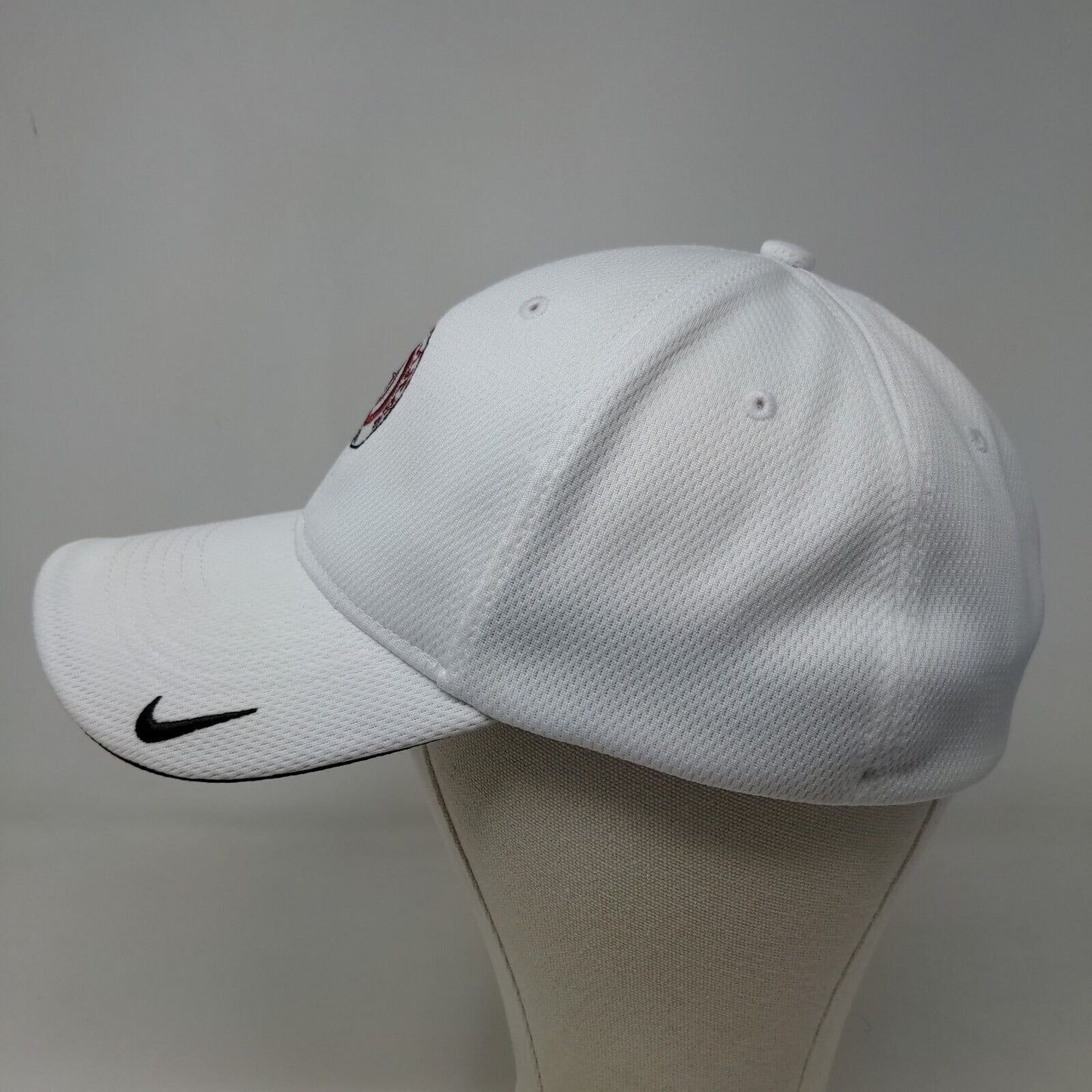 Nike Gold Men's Fitted Hat White Size L-XL Embroidered Great Lakes 1890 Logo