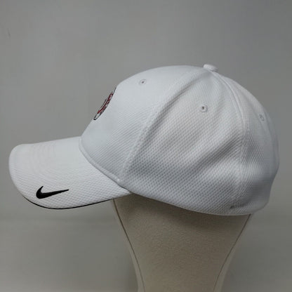 Nike Gold Men's Fitted Hat White Size L-XL Embroidered Great Lakes 1890 Logo