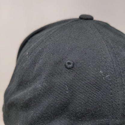 Brixton Men's Snapback Hat Black Adjustable Embroidered Big Logo