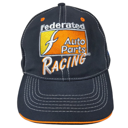 Federated Auto Parts Racing Men's Strapback Hat Black Embroidered Logo