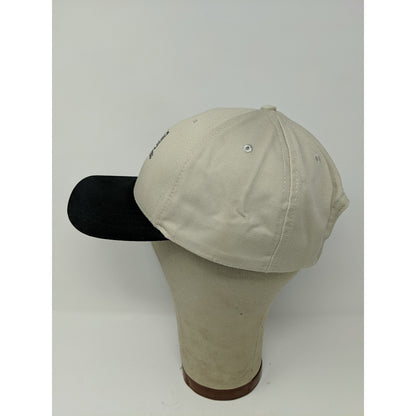 Mens KTA Kansas Trapshooters Association Hat Slideback OSFA Tan & Black Made USA