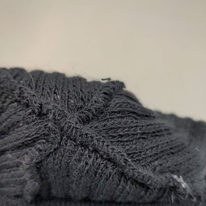 Coors Light Men's Knit Beanie Ski Cap Hat Black Gray Striped Embroidered Logo