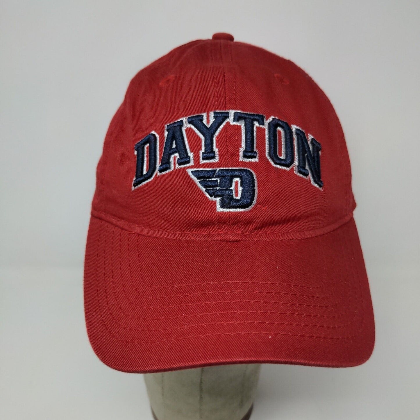 University Of Dayton Flyers Mens Hat Red Size Small Fitted Cap Embroidered Logo