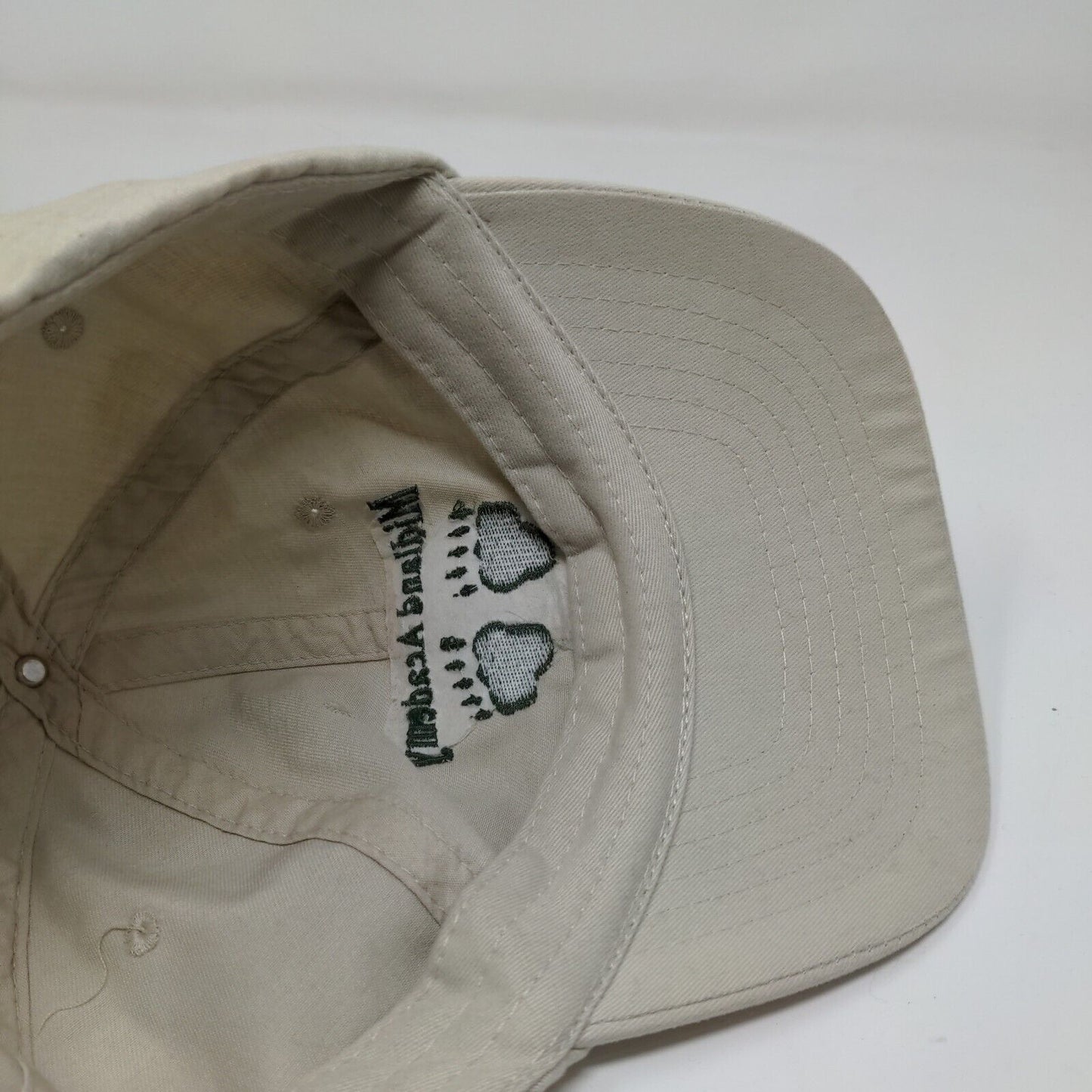 Midland Academy Cubs Strapback Hat Tan Adjustable Embroidered Logo