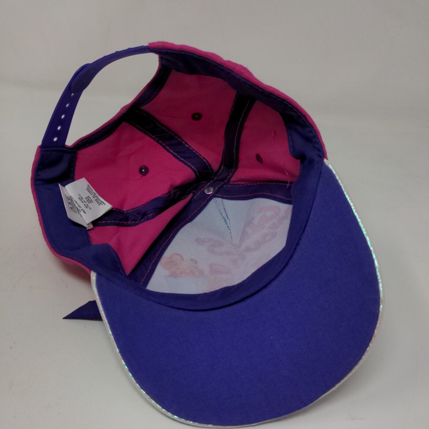 Shopkins Girl's Snapback Hat Pink Adjustable Cute Girl's Day Out Logo