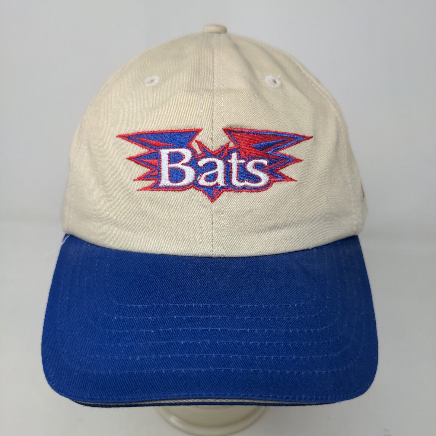 Louisville Bats Men's Strapback Hat Tan Adjustable Pepsi Logo Embroidered