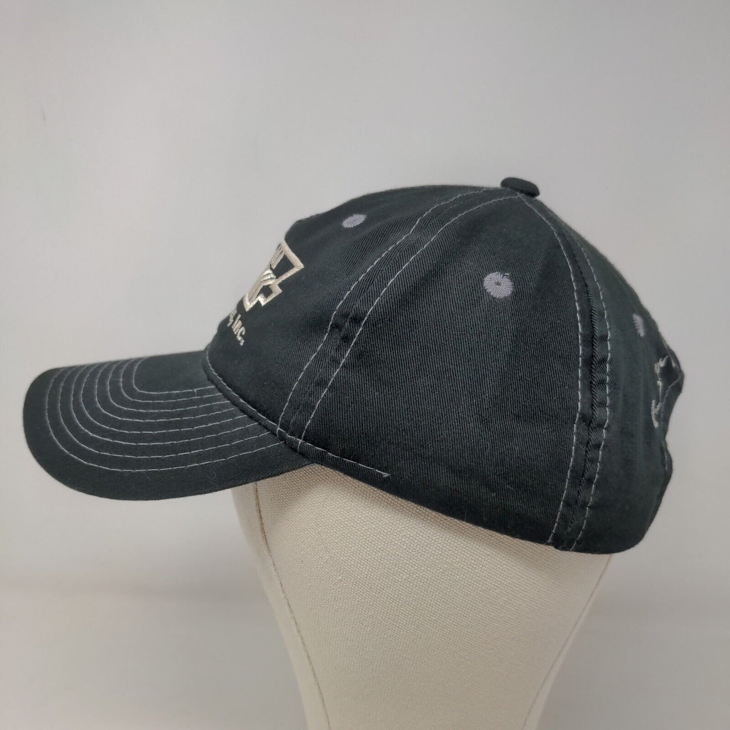 Headliner Men's Slideback Hat Black Adjustable Embroidered 4 Star Trailers Logo