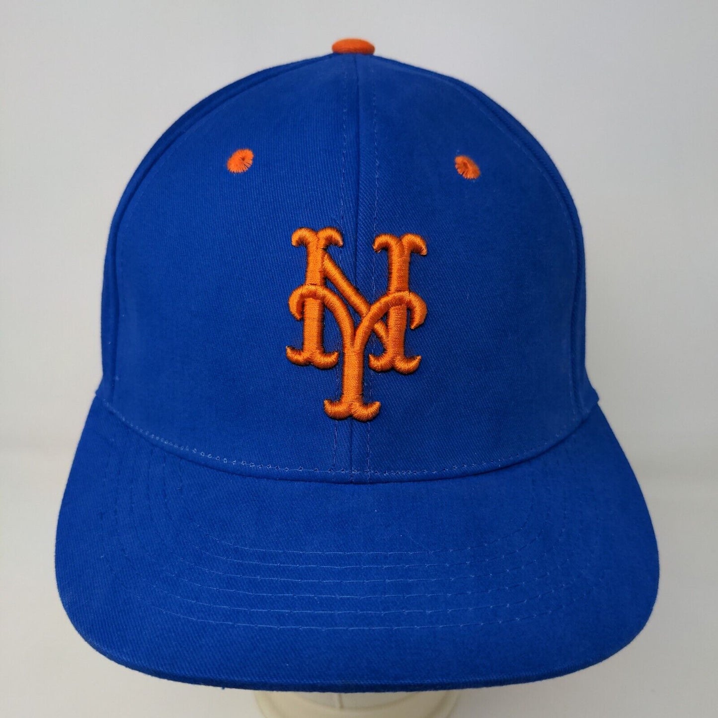 New York Mets Men's Snapback Hat Blue Adjustable Embroidered Chevrolet Logo