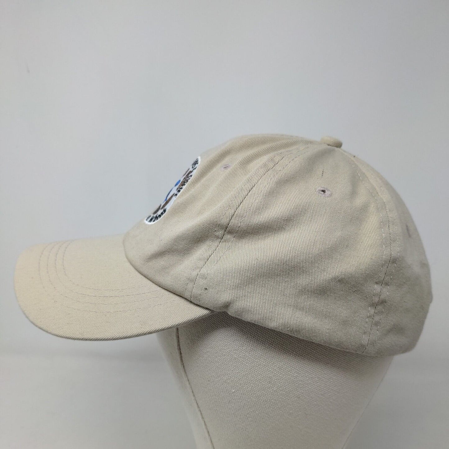 Unbranded Men's Slideback Hat Tan OSFA Embroidered Miracles on Wheels Christian