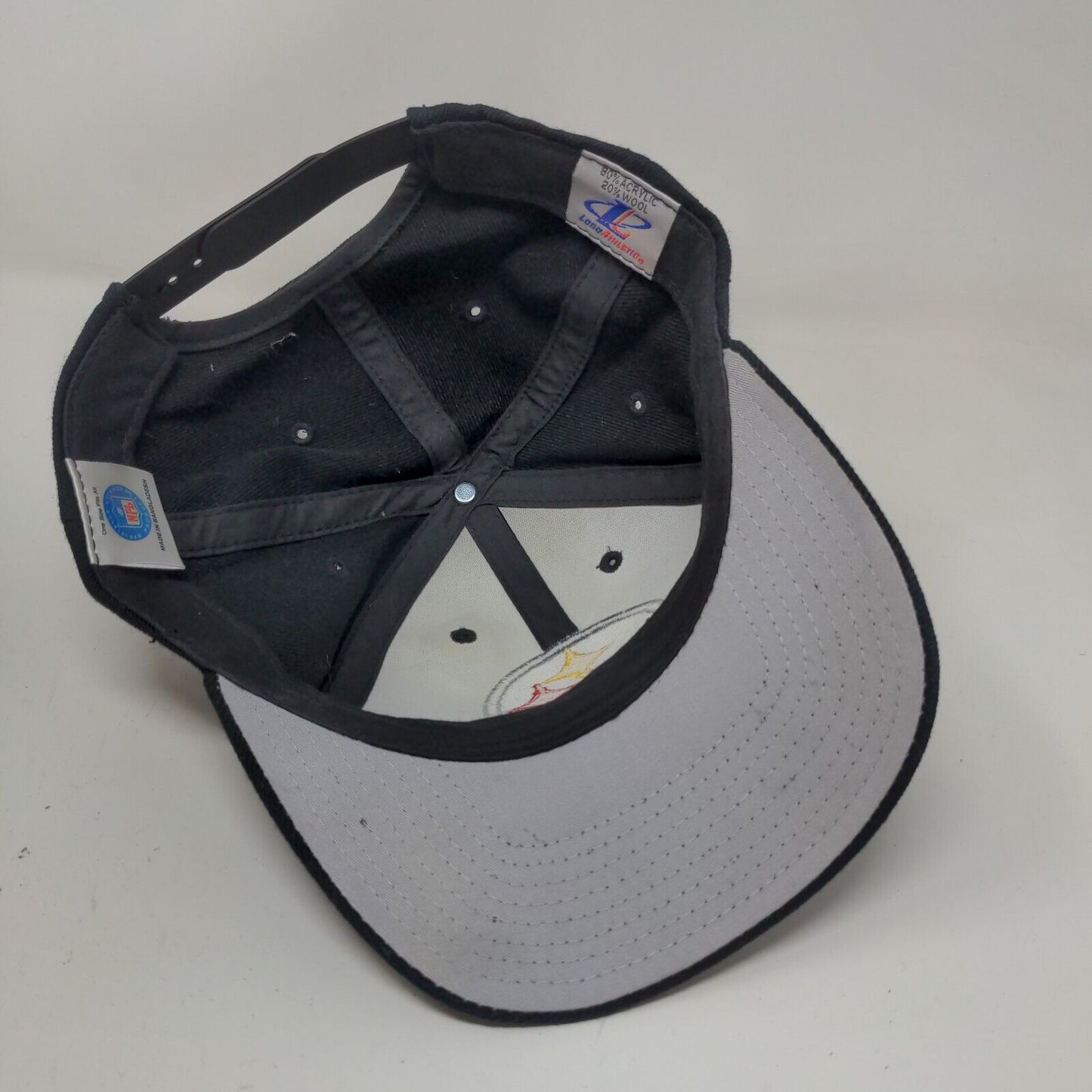 Logo Athletic Men's Snapback Hat Black OSFA NFL Pittsburgh Steelers