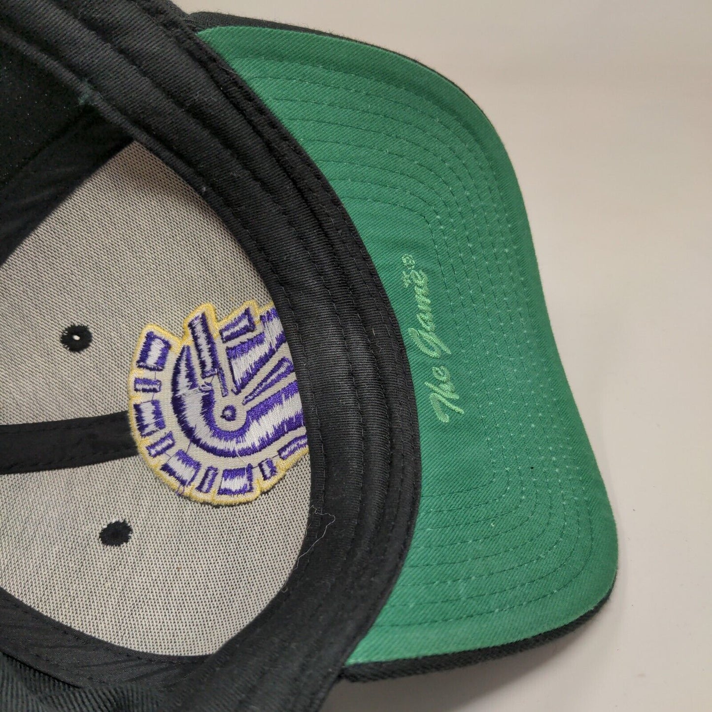 The Game Men's Snapback Hat Black OSFM Embroidered Trojan Acrylic Wool Blend