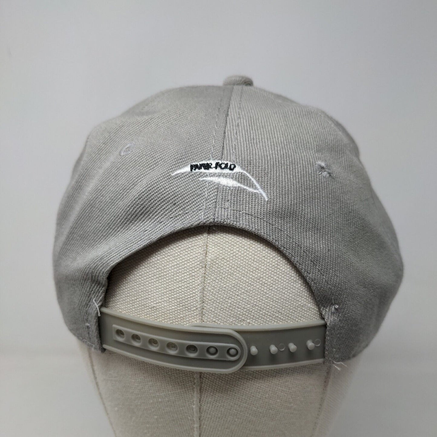 Unbranded Men's Snapback Hat Gray Adjustable 3D Panda Big Logo 100% Acrylic
