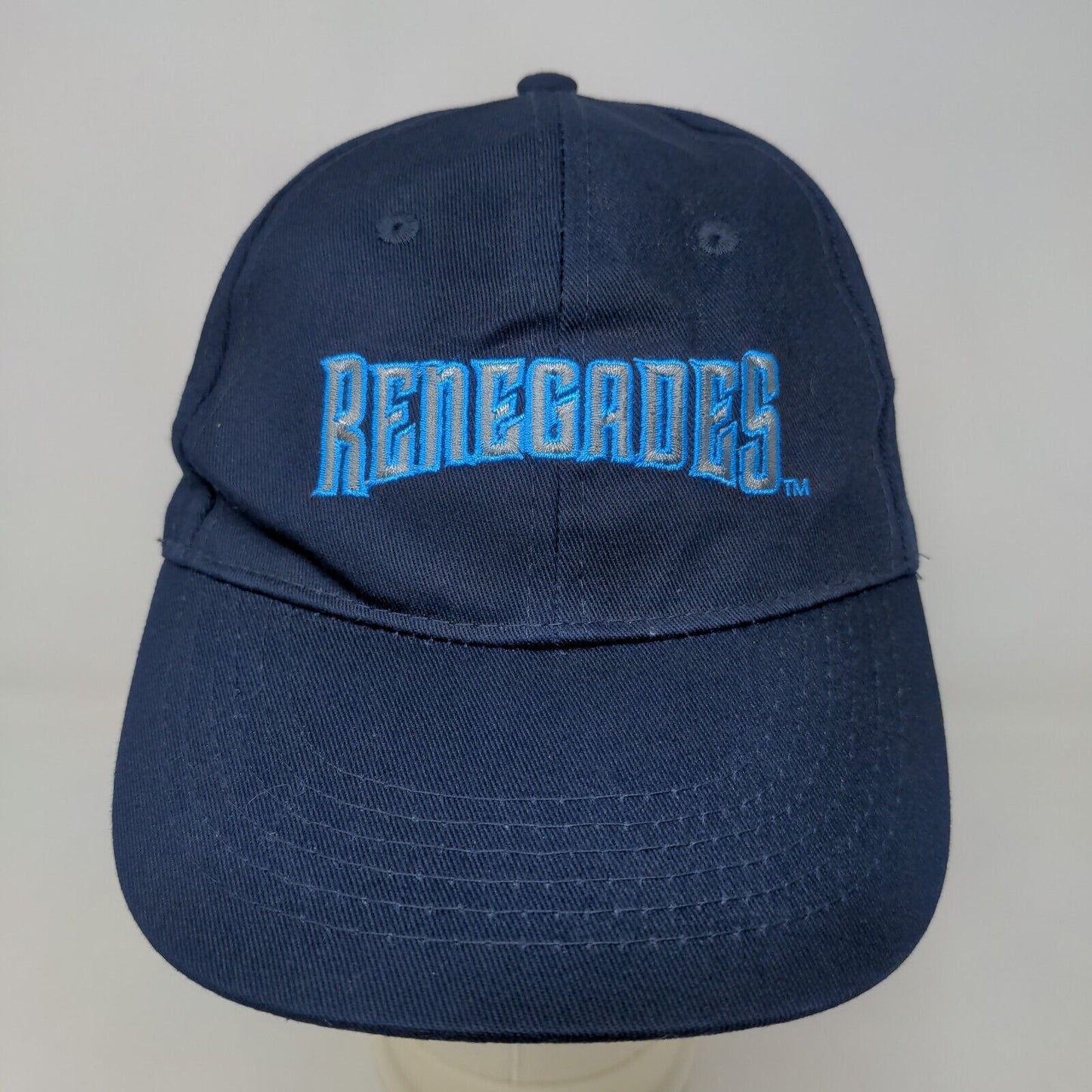 Renegades Men's Strapback Hat Blue Adjustable Embroidered Renegades Logo