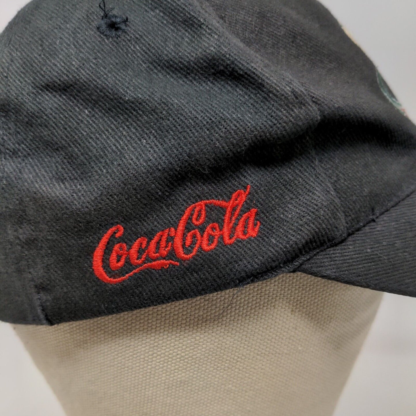 Kick10 Pro Gear Men's Strapback Hat Black Coca Cola The Times Logo